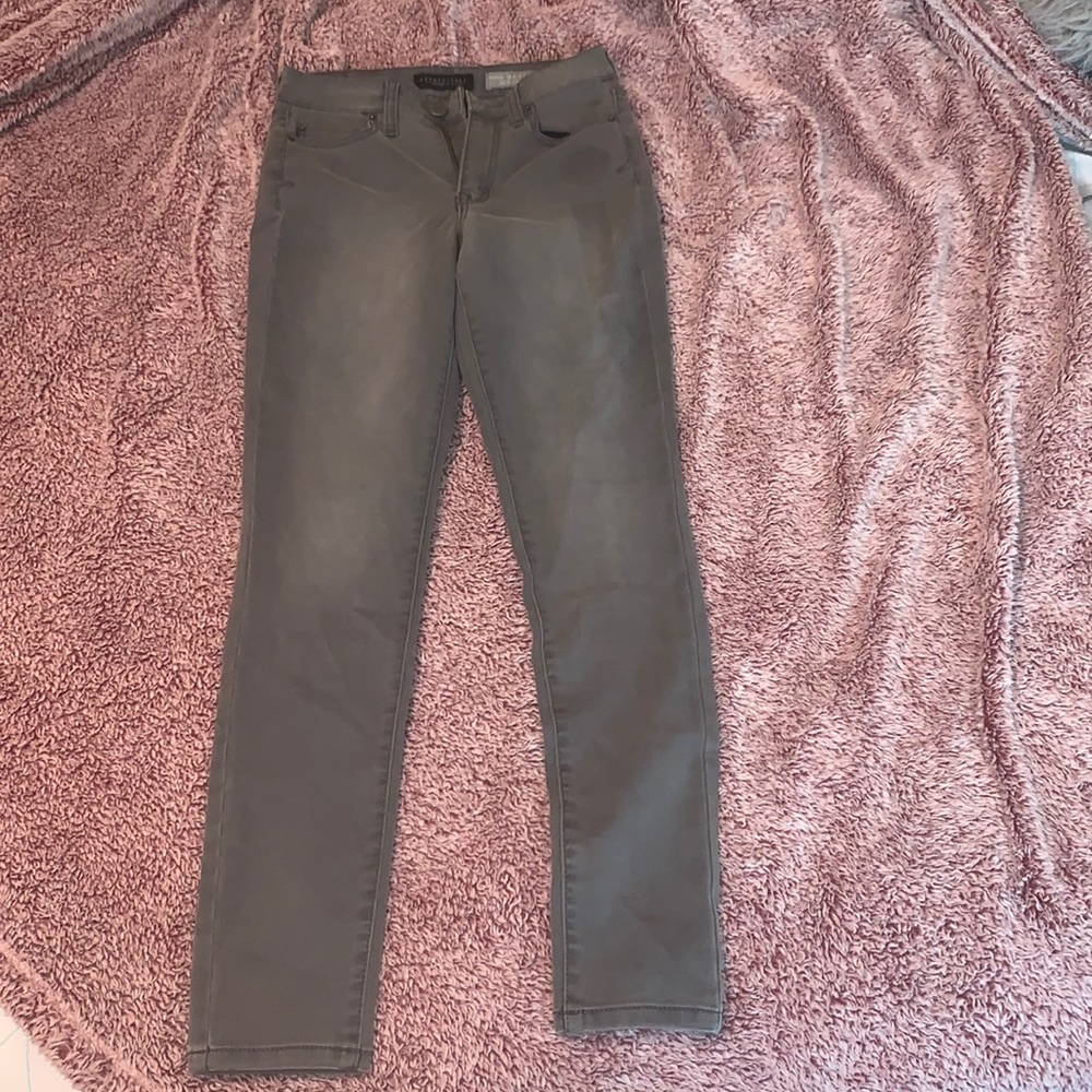 Grey high waisted jeggings